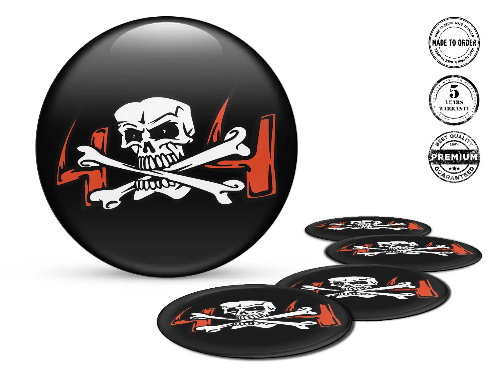 Diseño Emblema Bombado Estilo Tuning Premium